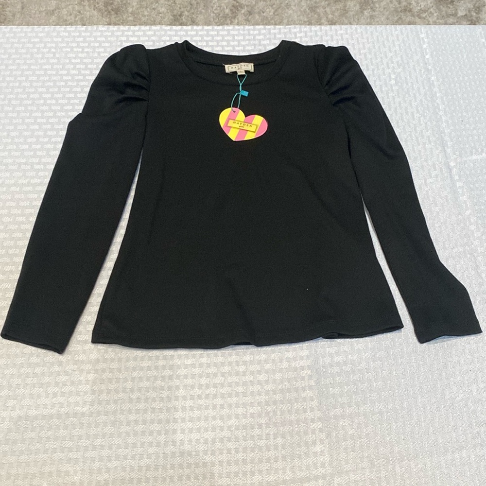 Hayden girls black small top